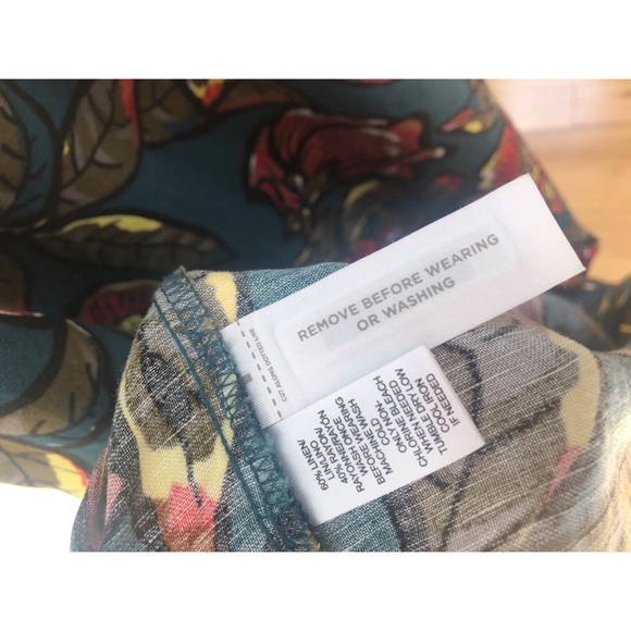 NWT Linen Loft Paradise Teal Maxi Dress - Picture 12 of 14